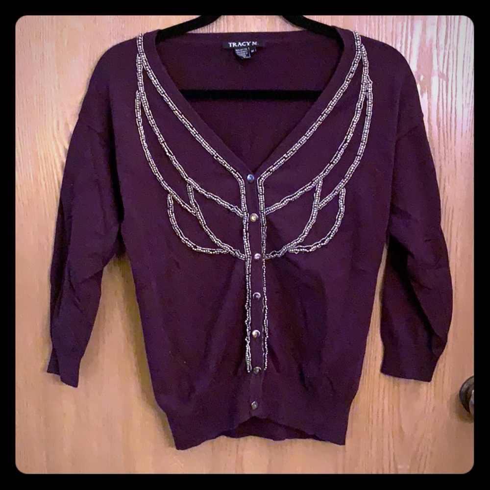 Dark purple sweater!